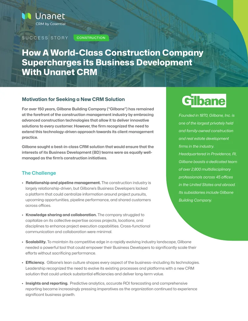 Construction Company Business Development Enhancement preview page 1