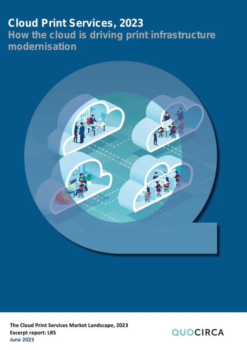 Cloud Print Services Market Landscape 2023 preview page 1