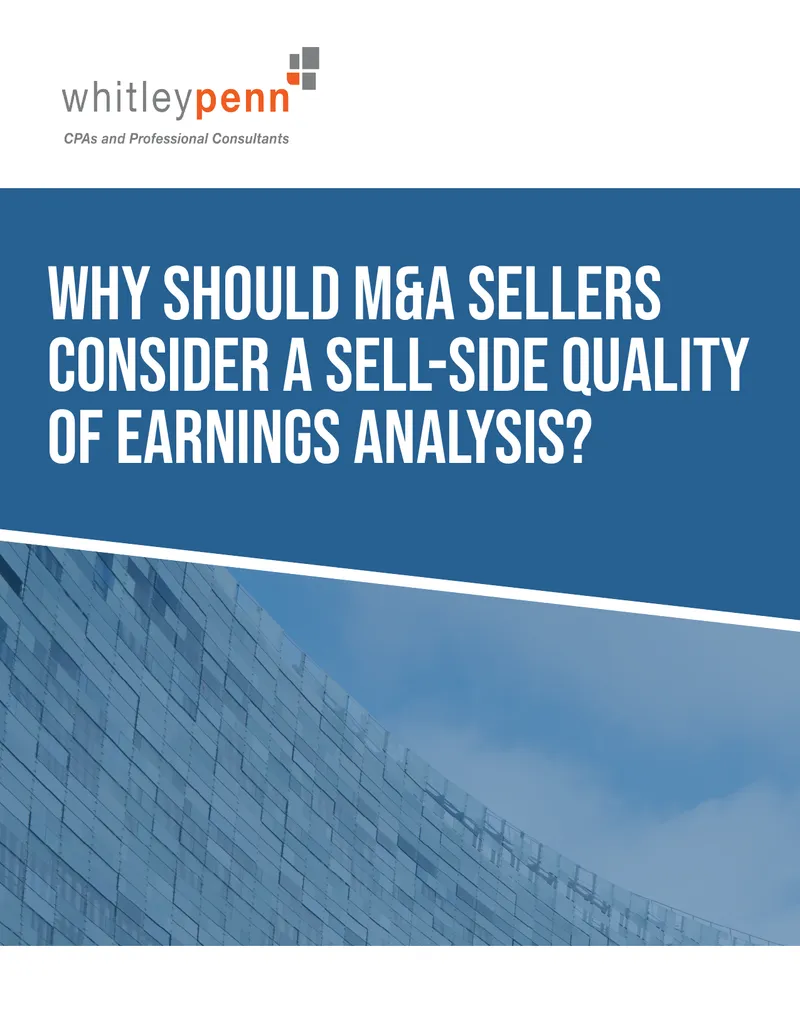 Importance of Sell-Side Quality of Earnings Analysis preview page 1
