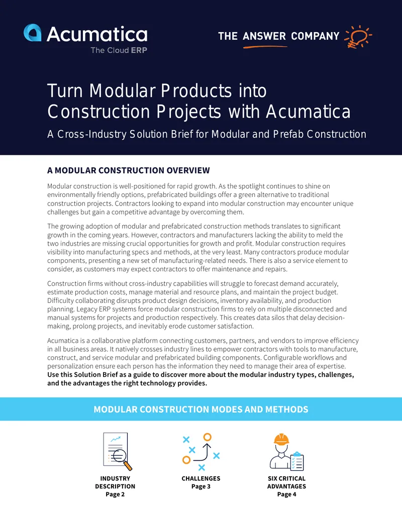 Modular Construction Overview and Challenges preview page 1
