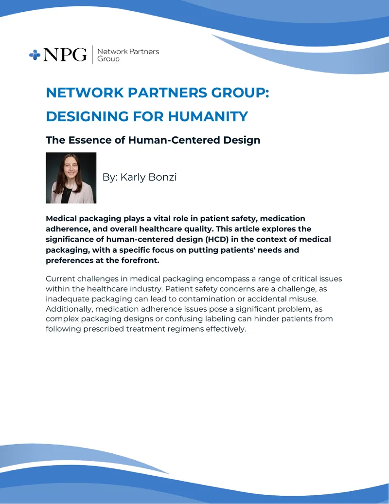Human-Centered Design in Medical Packaging preview page 1