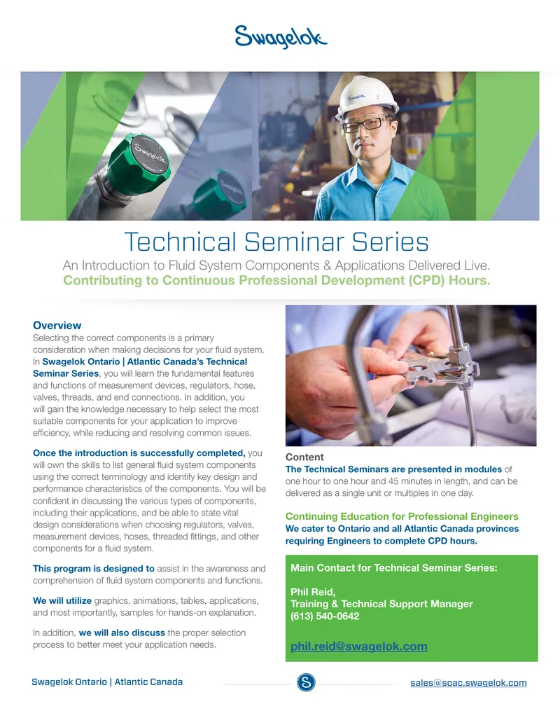 Technical Seminar Series on Fluid System Components preview page 1