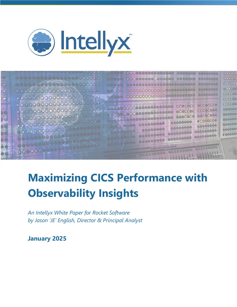 Maximizing CICS Performance with Observability Insights preview page 1