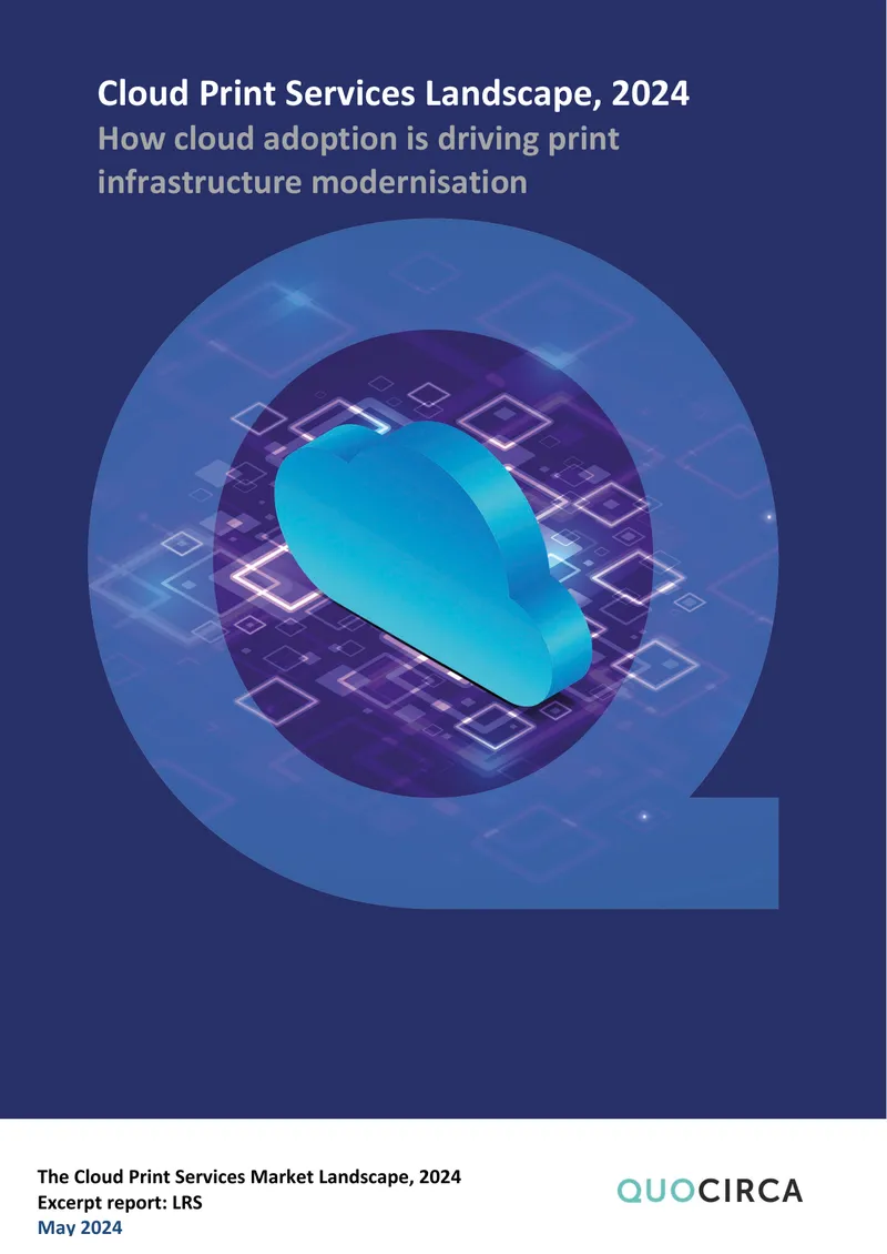 Cloud Print Services Market Landscape Report 2024 preview page 1