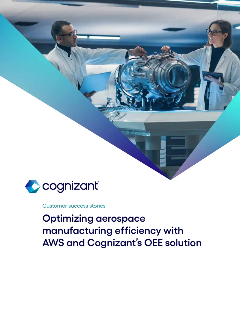 Optimizing Aerospace Manufacturing Efficiency with AWS and Cognizant preview page 1