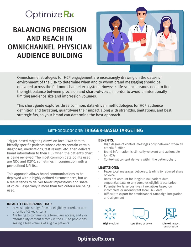 Balancing Precision and Reach in Omnichannel Physician Audience Building preview page 1
