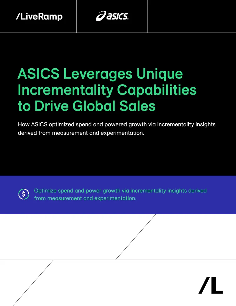 ASICS Incrementality Capabilities for Global Sales Optimization preview page 1