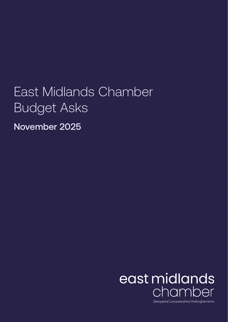 East Midlands Chamber Budget Asks Submission preview page 1
