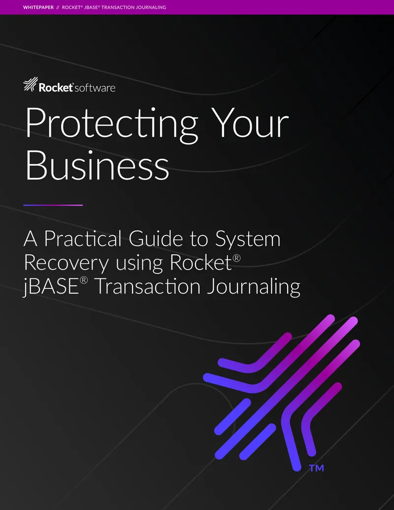 Practical Guide to System Recovery with jBASE Transaction Journaling preview page 1