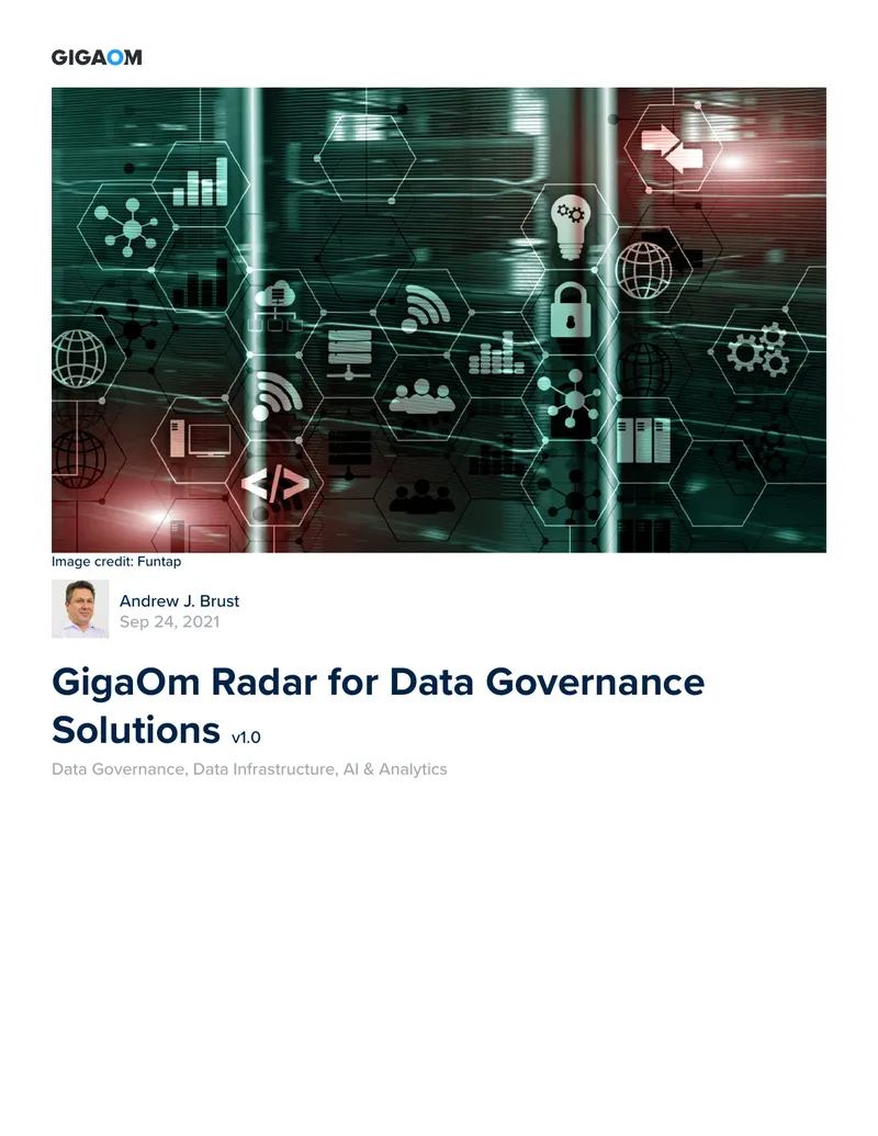GigaOm Radar for Data Governance Solutions preview page 1