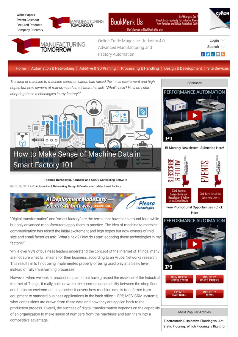 Machine Data Utilization in Smart Factories preview page 1