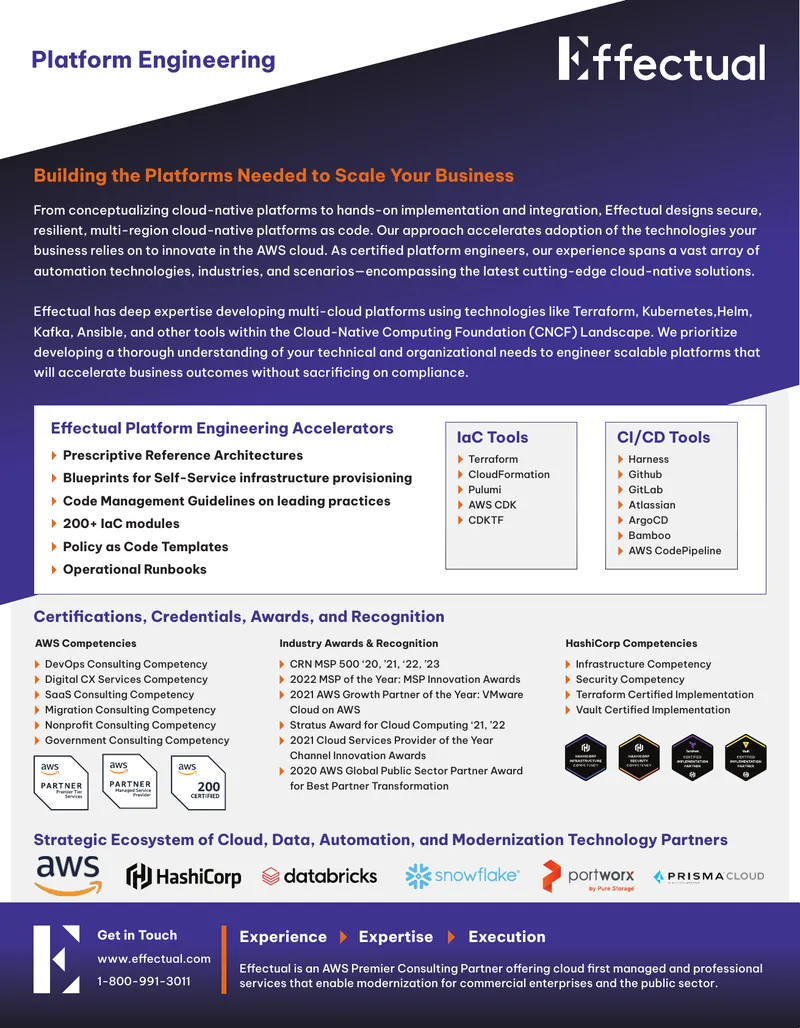 Cloud-Native Platform Engineering and Modernization Services preview page 1