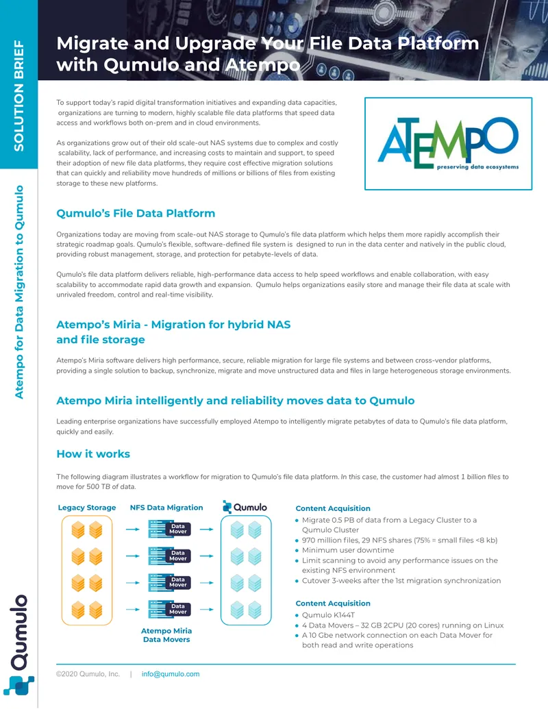 Migration and Upgrade of File Data Platforms preview page 1