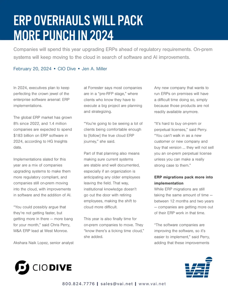 ERP Implementation Trends and Challenges in 2024 preview page 1