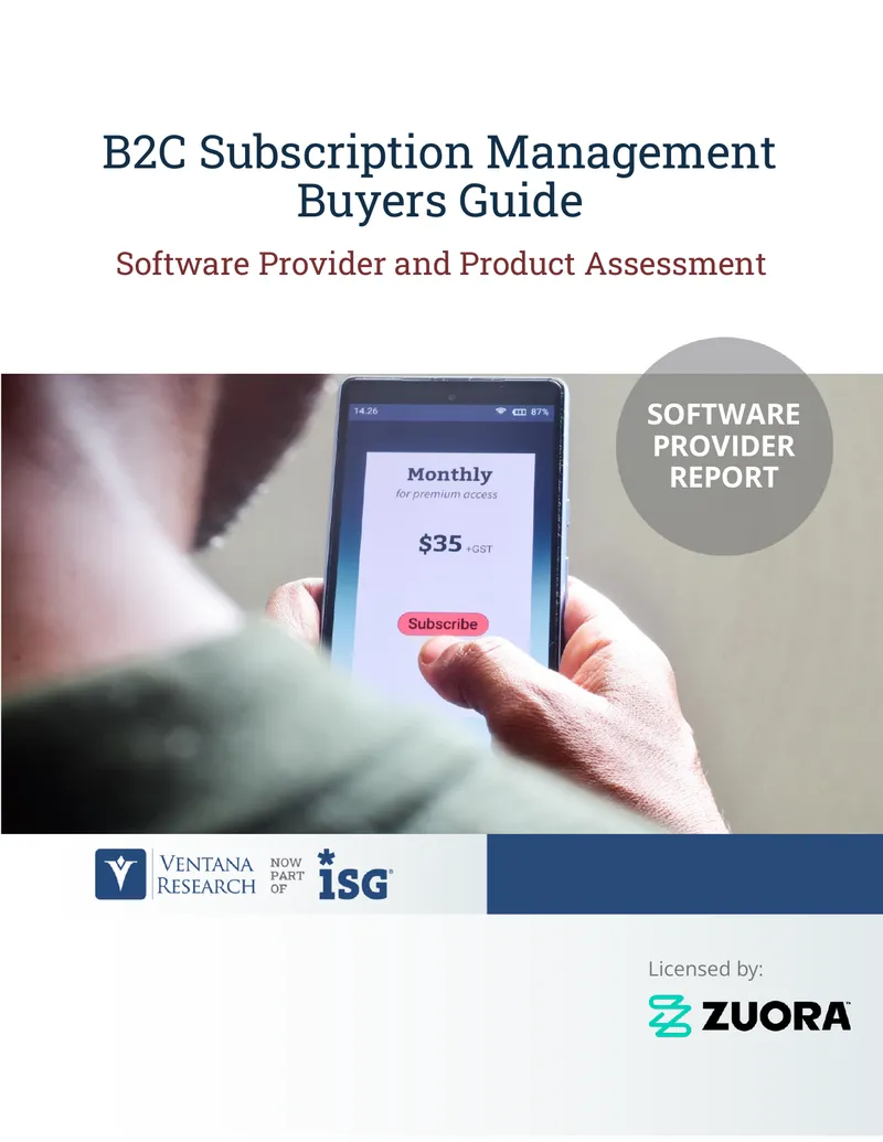 B2C Subscription Management Buyers Guide 2024 preview page 1