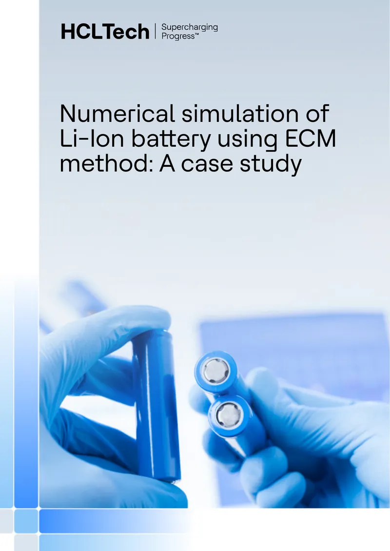 Numerical Simulation of Li-Ion Battery Using ECM Method preview page 1