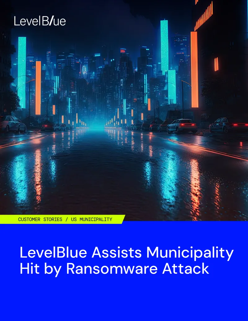 LevelBlue Response to Ransomware Attack on Municipality preview page 1