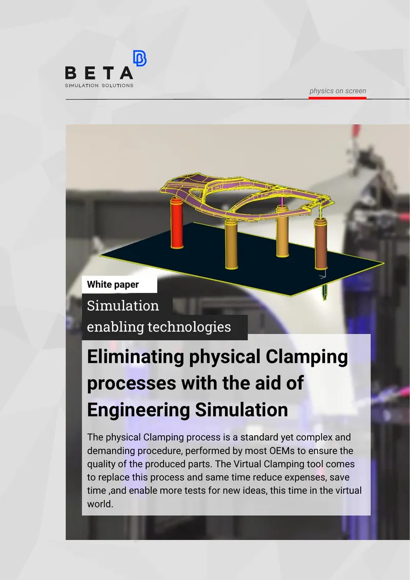 Virtual Clamping Process for Engineering Simulation preview page 1