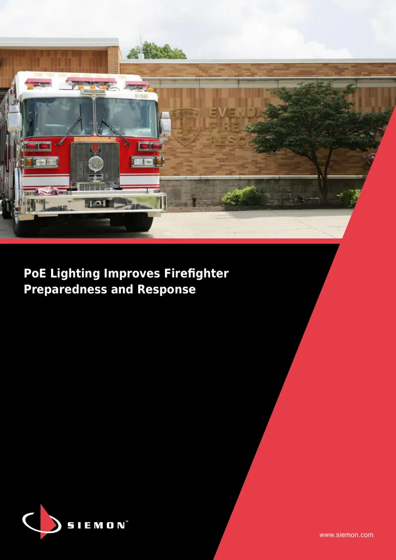 PoE Lighting Enhancements for Firefighter Operations preview page 1