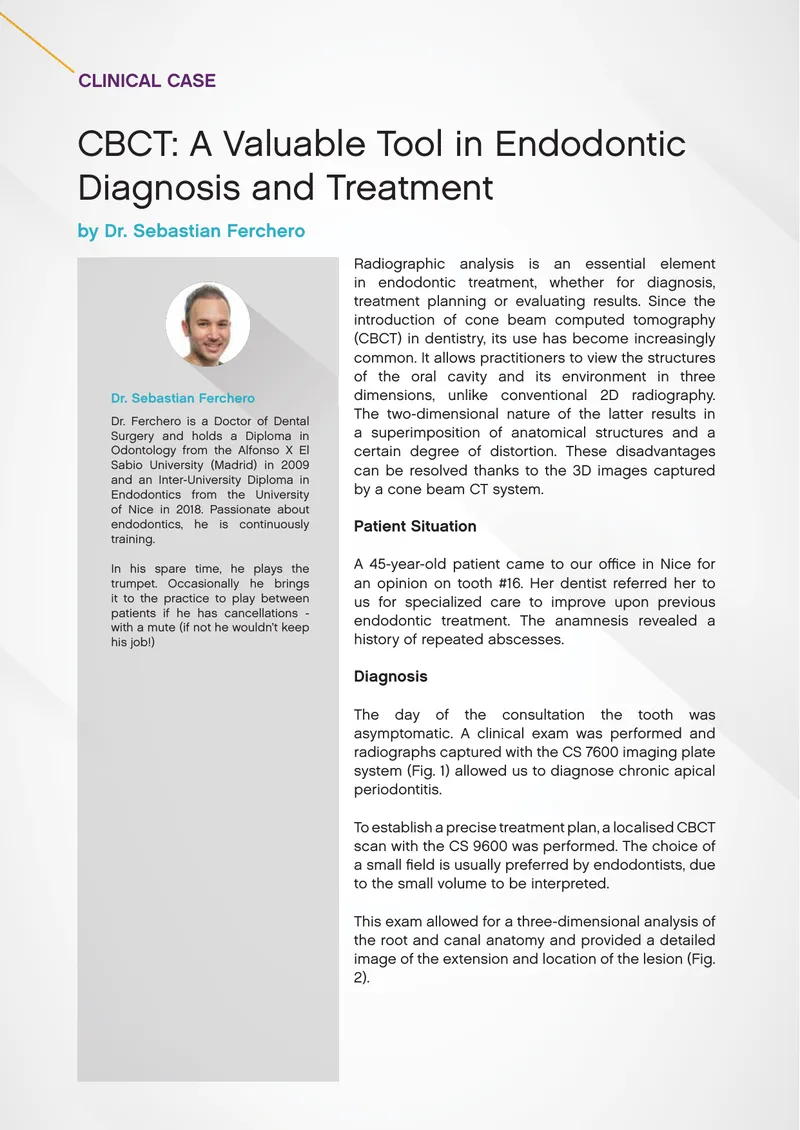 CBCT in Endodontic Diagnosis and Treatment preview page 1