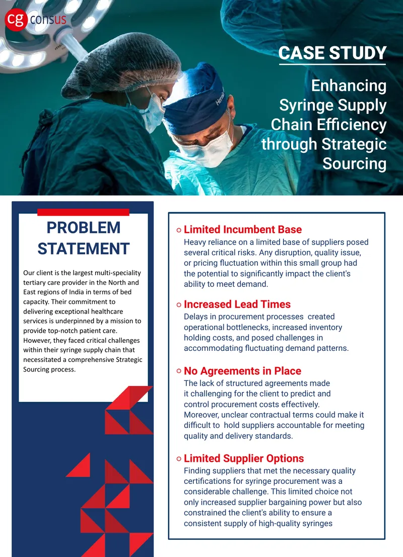 Enhancing Syringe Supply Chain Efficiency through Strategic Sourcing preview page 1