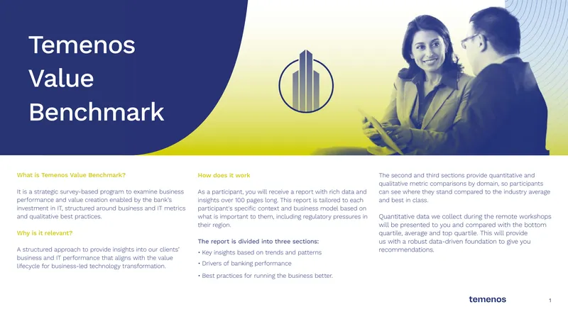 Temenos Value Benchmark Overview preview page 1