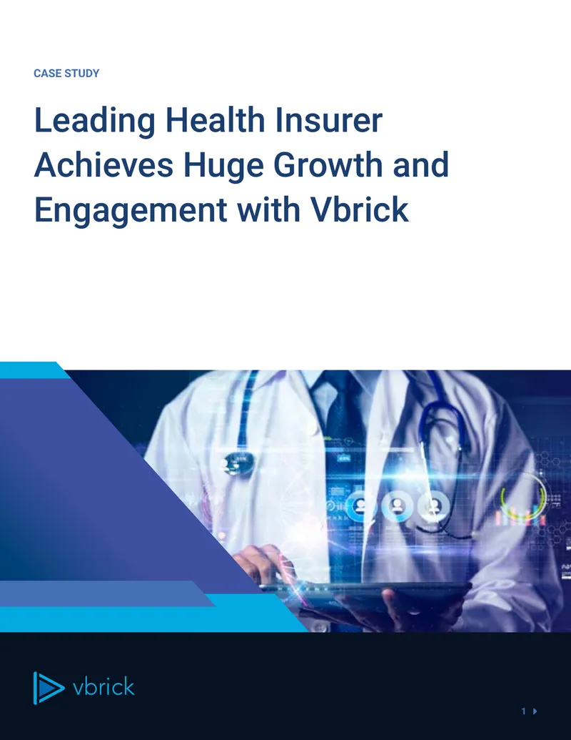 Leading Health Insurer Video Engagement Case Study preview page 1