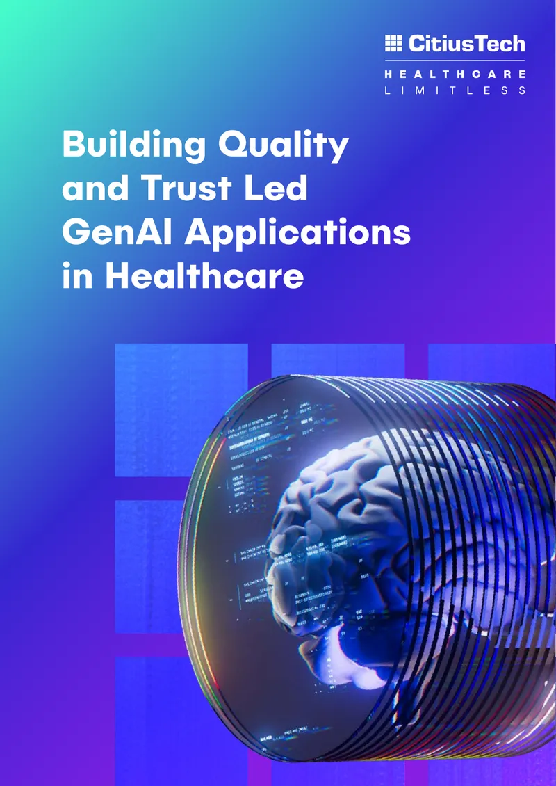 Building Quality and Trust in GenAI Healthcare Applications preview page 1