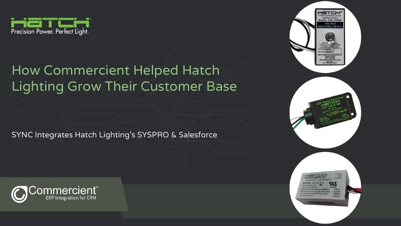 Commercient SYNC Integration Case Study for Hatch Lighting preview page 1