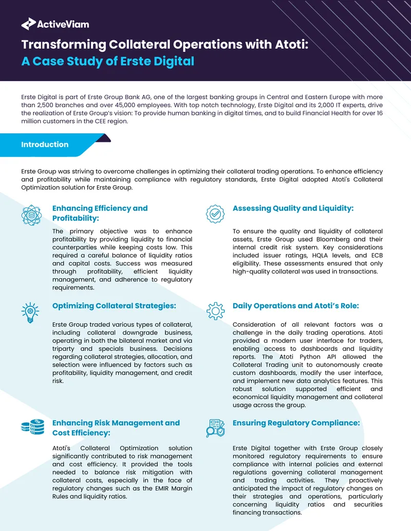 Optimizing Collateral Trading Operations with Atoti preview page 1