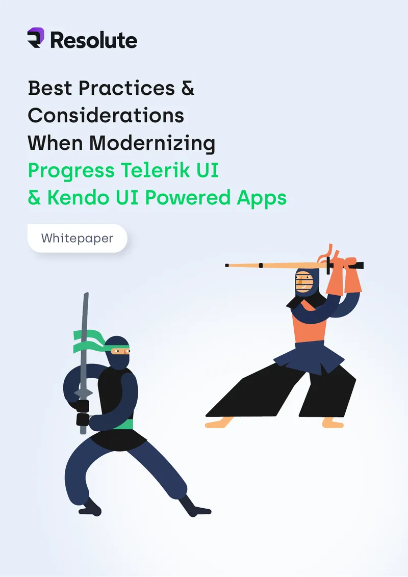 Best Practices for Modernizing Telerik and Kendo UI Applications preview page 1