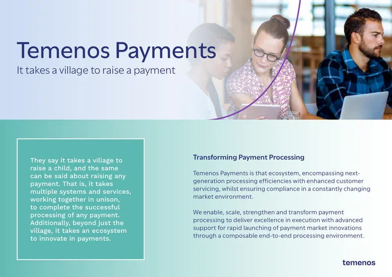 Temenos Payments Ecosystem Overview preview page 1