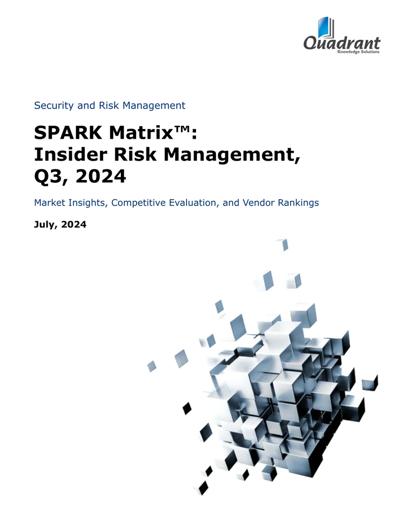 SPARK Matrix Insider Risk Management Analysis preview page 1