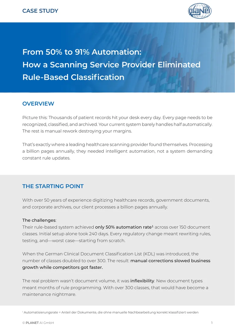 Rule-Free Records Classification for Scanning Service Provider preview page 1