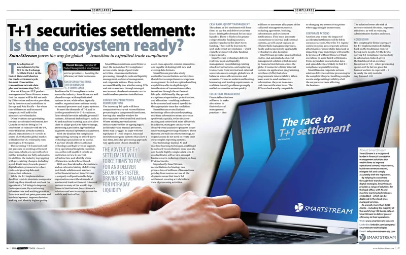 T+1 Compliance and Settlement Process Overview preview page 1