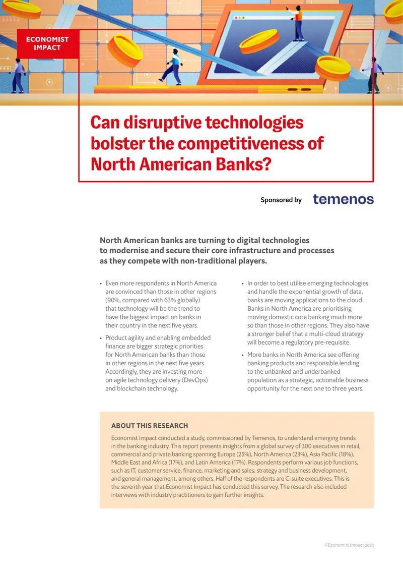 Emerging Trends in North American Banking Technology preview page 1
