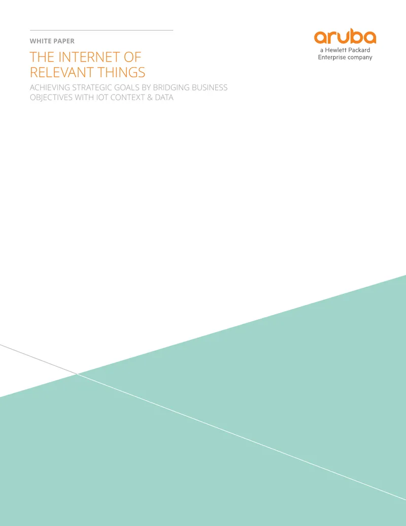 Achieving Strategic Goals with IoT Context and Data preview page 1