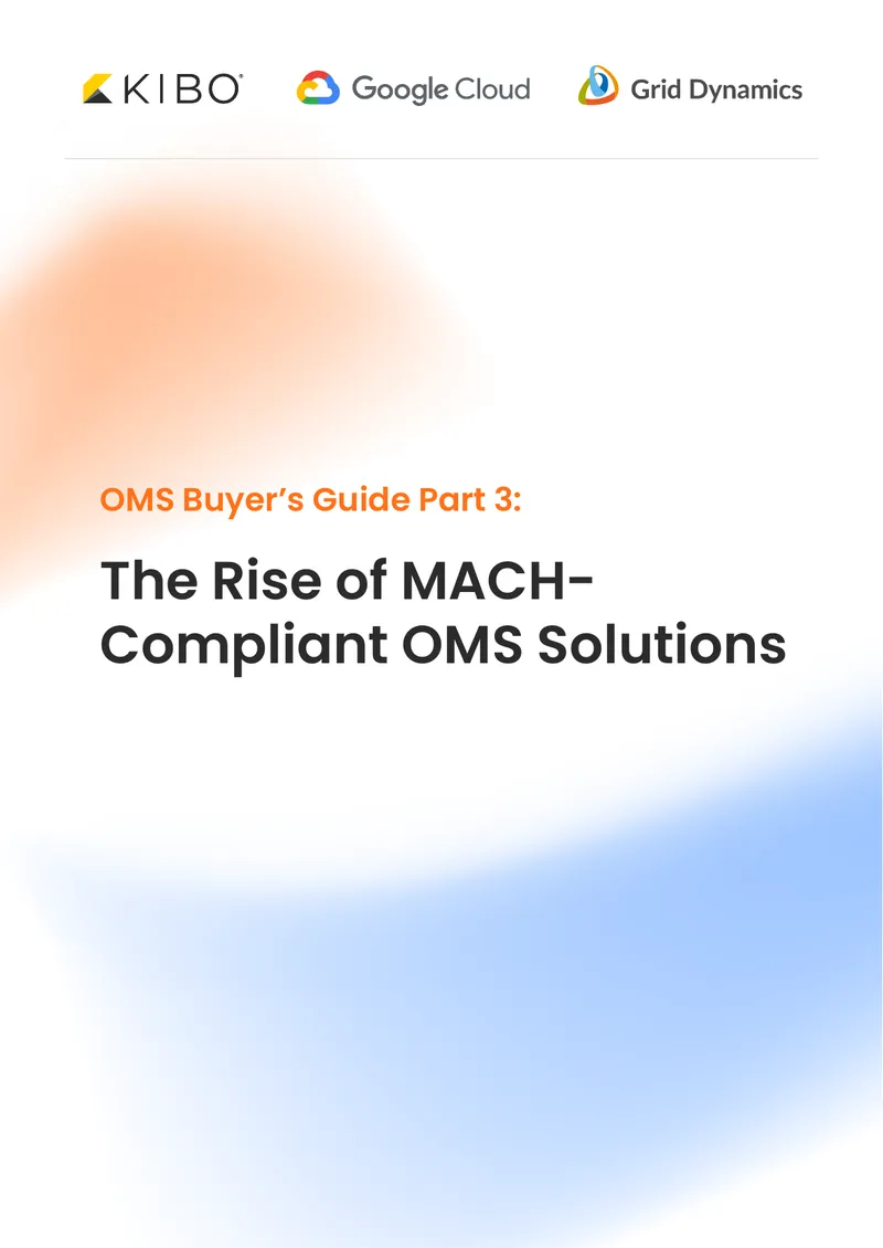 MACH-Compliant Order Management Systems Overview preview page 1