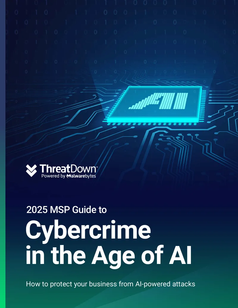 2025 MSP Guide to Cybercrime in the Age of AI preview page 1
