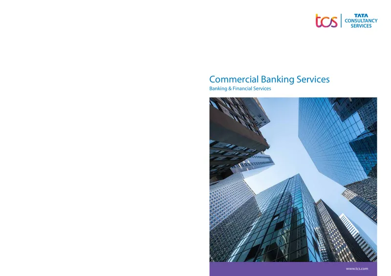 TCS Commercial Banking Services Overview preview page 1