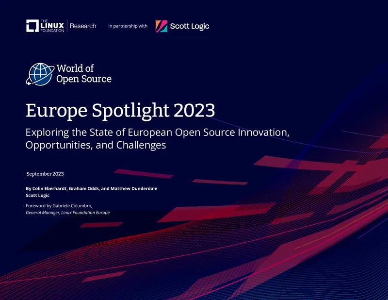 Europe Spotlight 2023 Open Source Innovation Report preview page 1