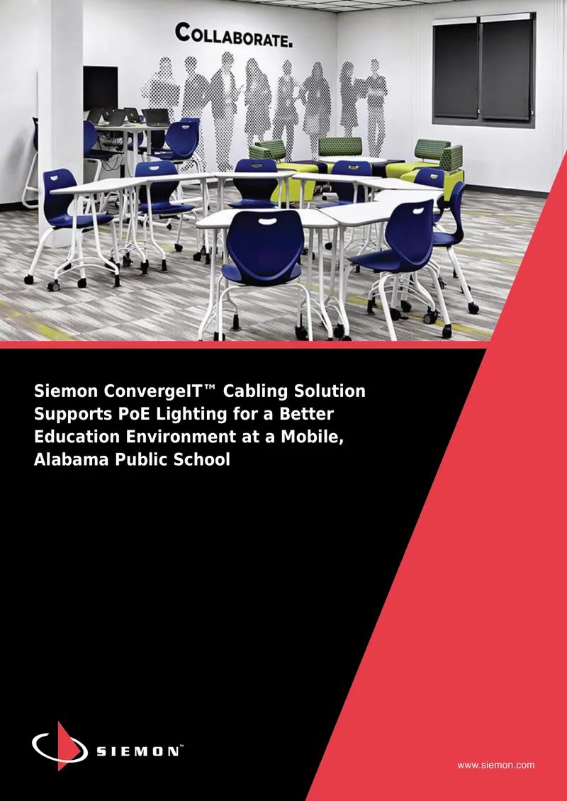 Siemon ConvergeIT Cabling Solution for PoE Lighting preview page 1