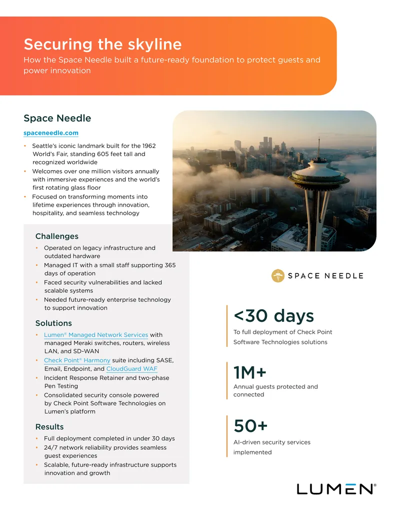 Space Needle Digital Transformation Security Implementation preview page 1