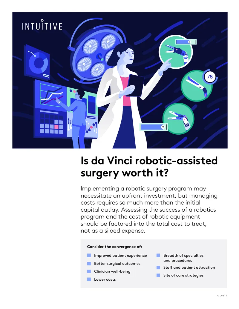 Cost Analysis of Robotic Surgery Implementation preview page 1