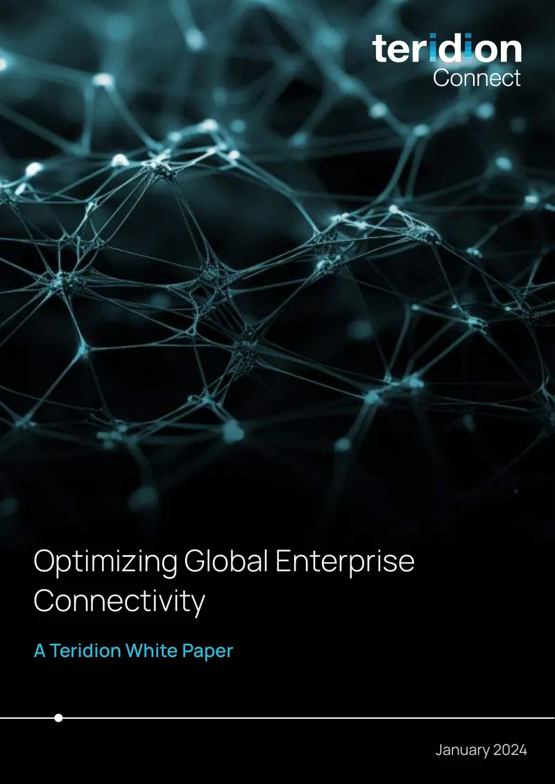 Optimizing Global Enterprise Connectivity White Paper preview page 1