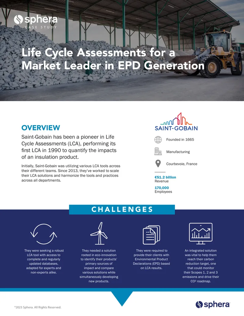 Life Cycle Assessments for Environmental Product Declarations preview page 1