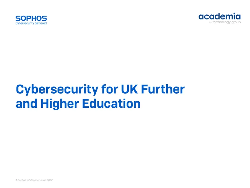 Cybersecurity Challenges in UK Higher Education preview page 1