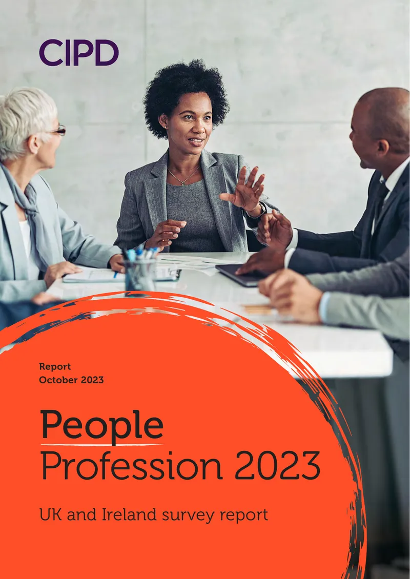 People Profession 2023 UK and Ireland Survey Report preview page 1
