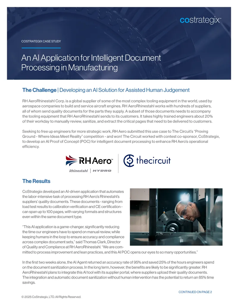 AI Application for Intelligent Document Processing preview page 1