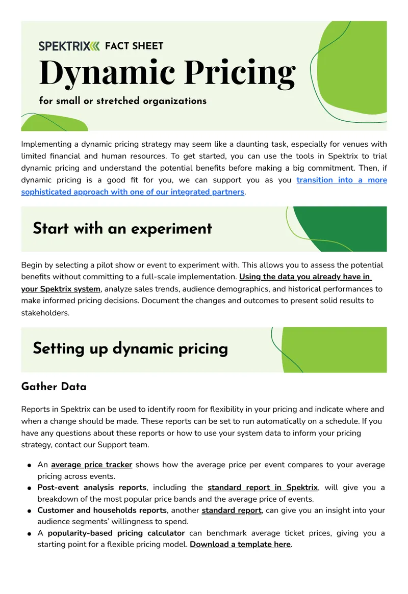 Dynamic Pricing Strategy Implementation Guide preview page 1
